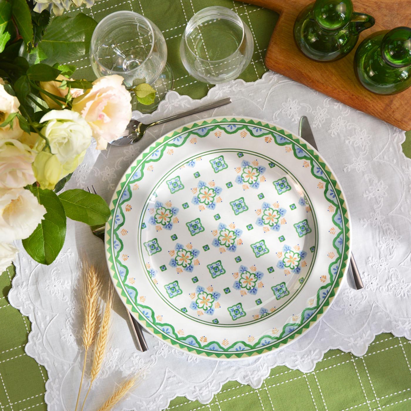 Large Melamine Plate Evora