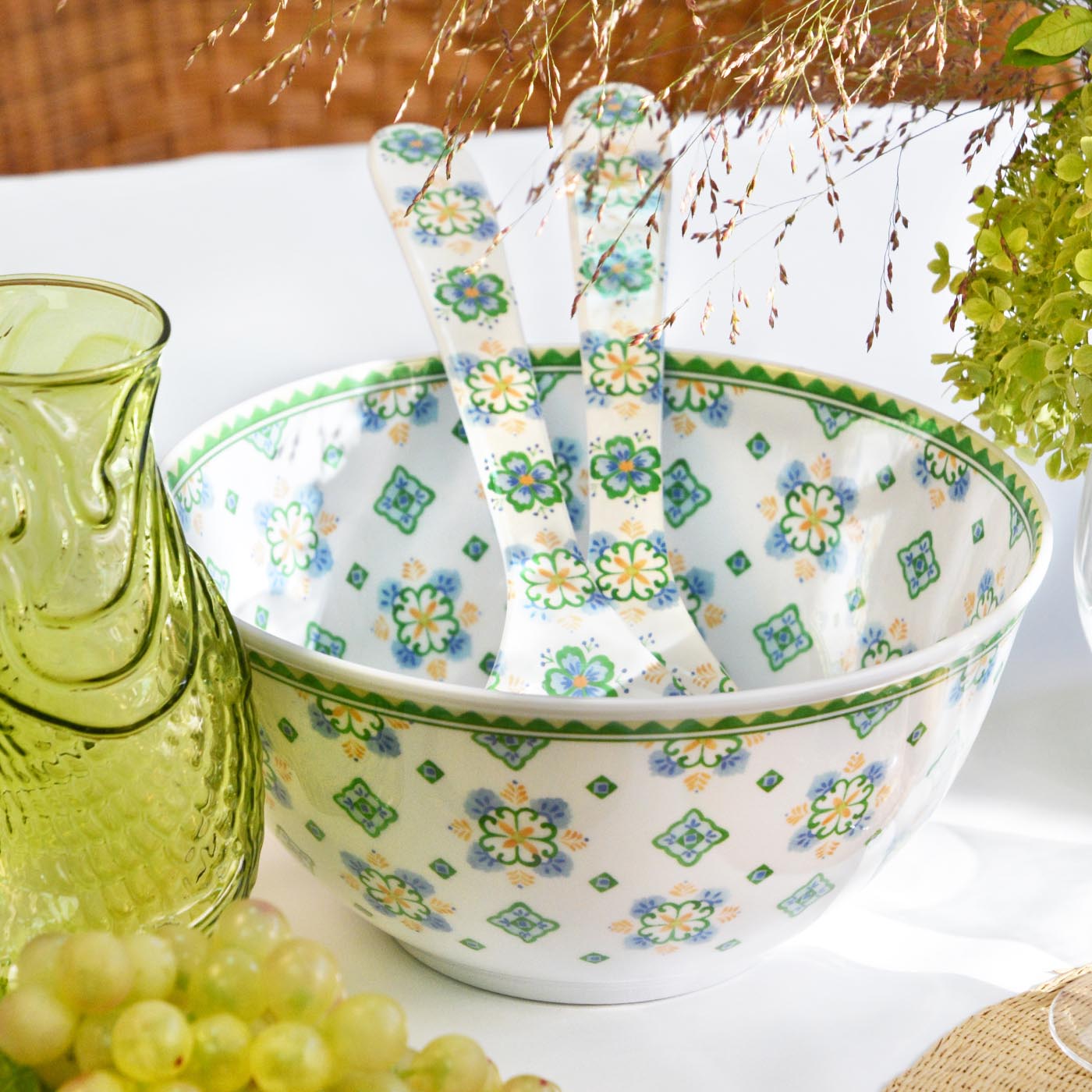 Deep Melamine Salad Bowl Evora - Ø 25 cm