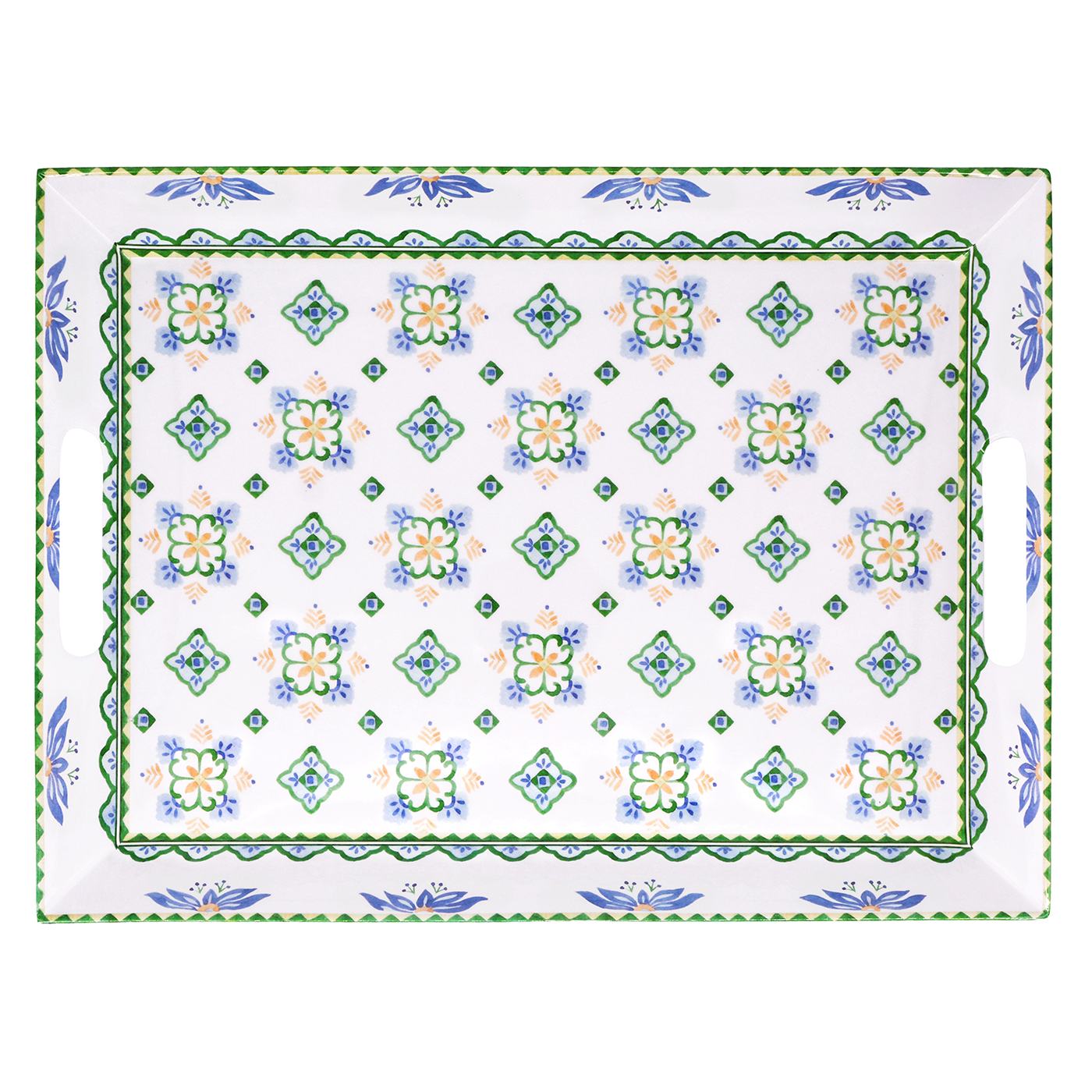 Large Melamine Tray with Handles Evora - 50 x 36 x 5 cm