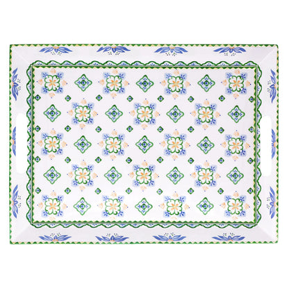 Large Melamine Tray with Handles Evora - 50 x 36 x 5 cm