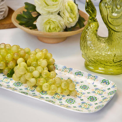 Long Rectangular Melamine Cake Plate Evora