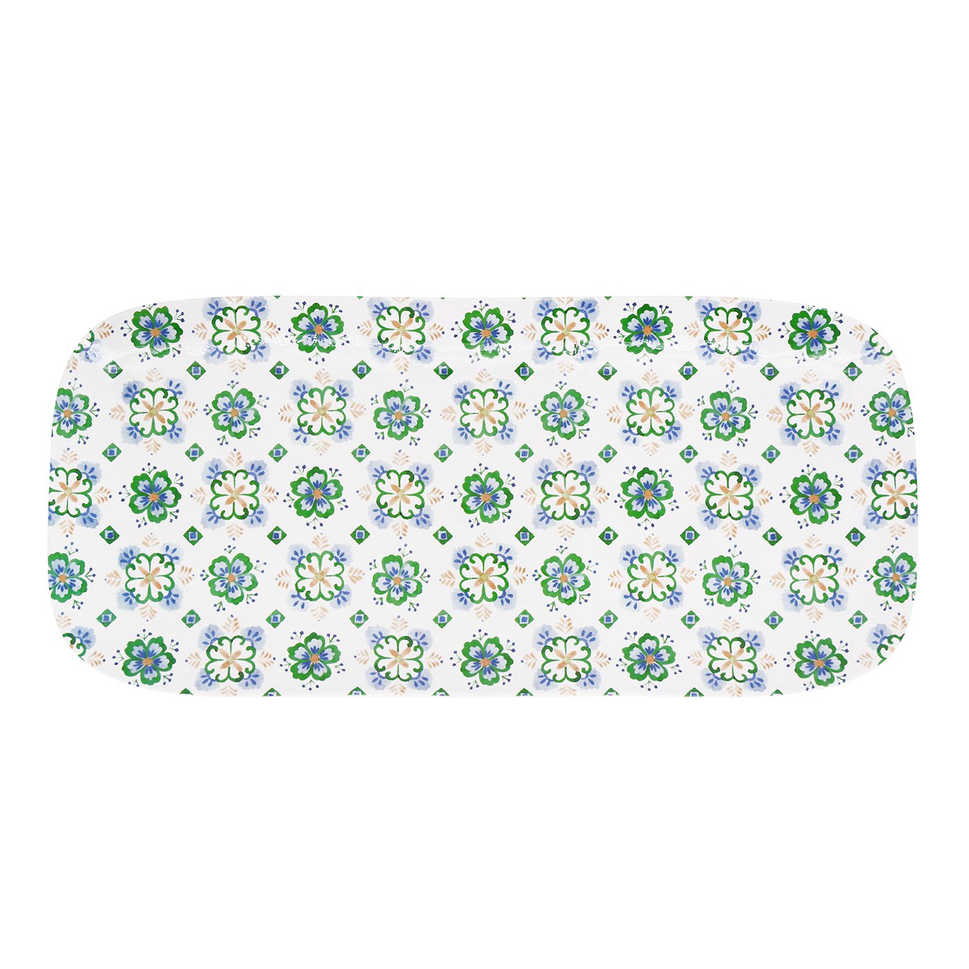 Long Rectangular Melamine Cake Plate Evora