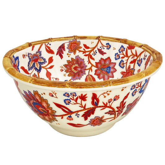 Small floral melamine bowl - Ø 15 cm