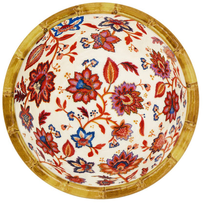 Small floral melamine bowl - Ø 15 cm