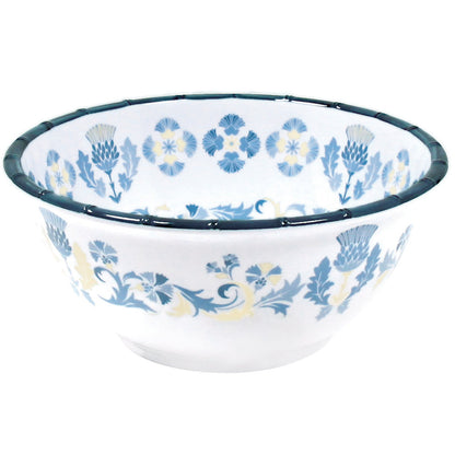 Deep salad bowl in melamine with lisbon design - Ø 25 cm