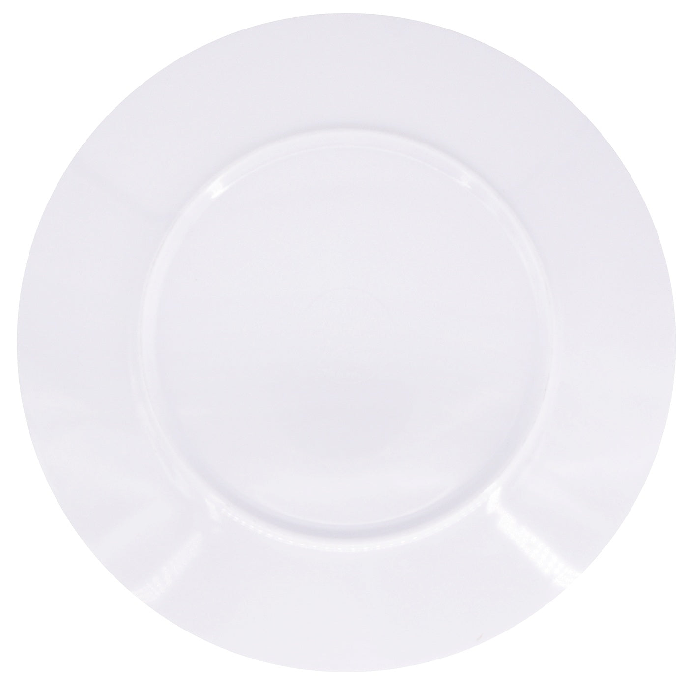 Large dinner plate in melamine with parrots - Ø 28 cm