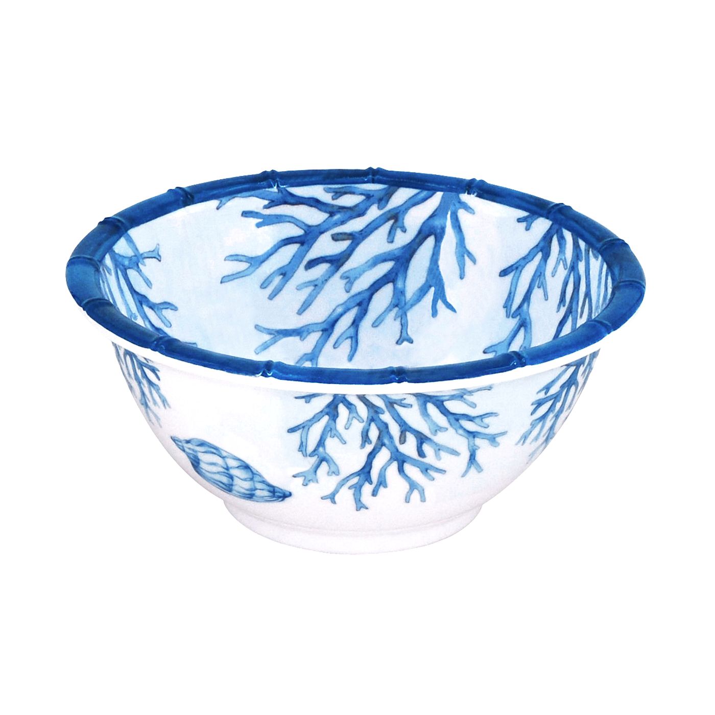 Small coral melamine bowl - Ø 15 cm