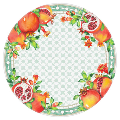 Large Melamine Plate Pomegranate - Ø 28 cm