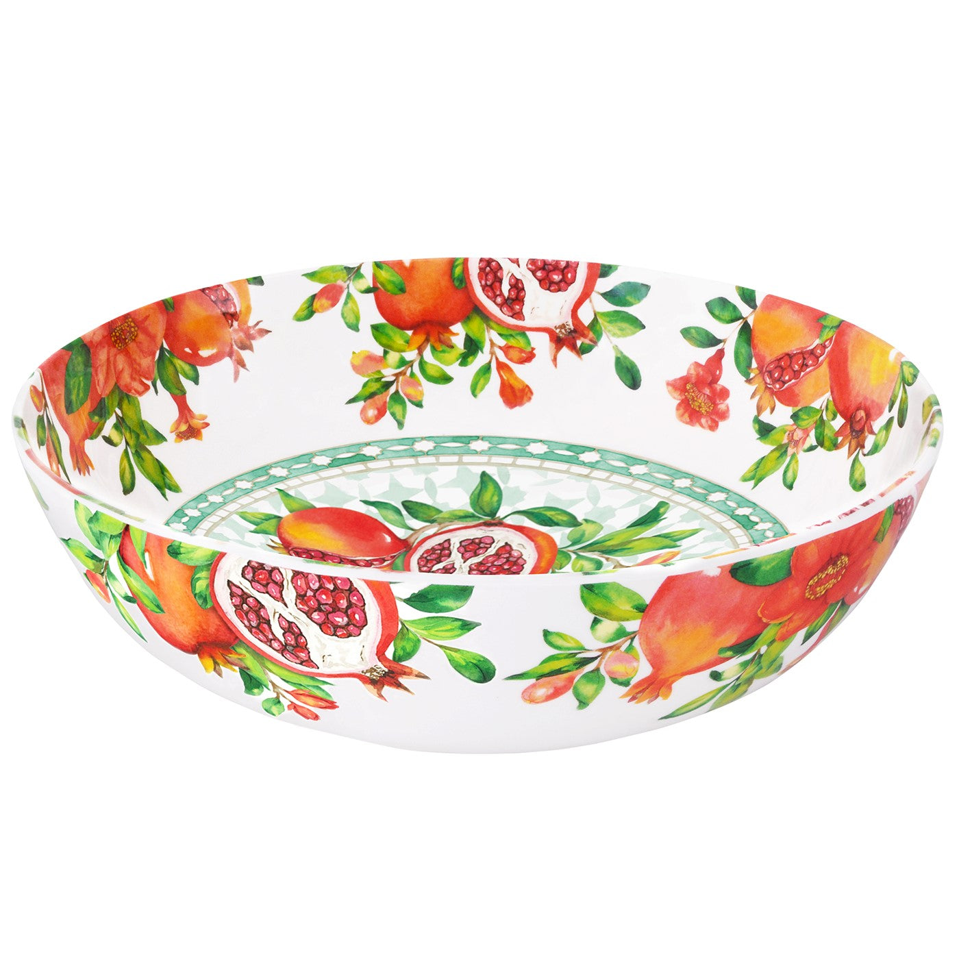 Large Melamine Salad Bowl Pomegranate - Ø 31 cm