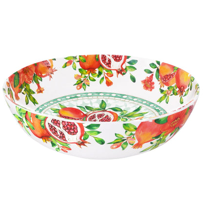 Large Melamine Salad Bowl Pomegranate - Ø 31 cm