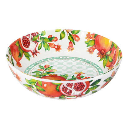 Large Melamine Soup Plate Pomegranate - 19 cm