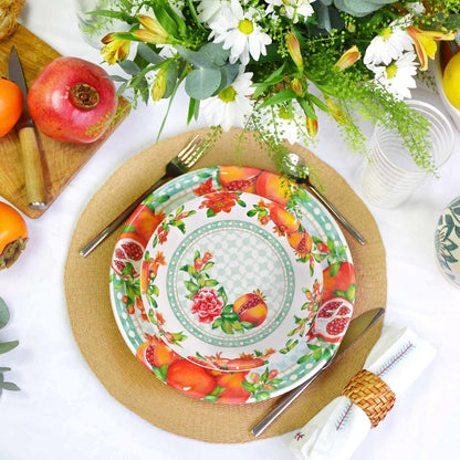 Melamine Soup Plate Pomegranate - Ø 20 cm