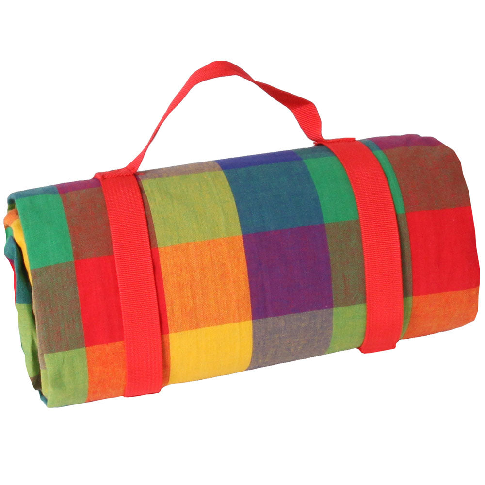 Waterproof picnic blanket multicolor XL