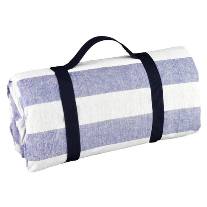 Waterproof picnic blanket blue sky and white XL