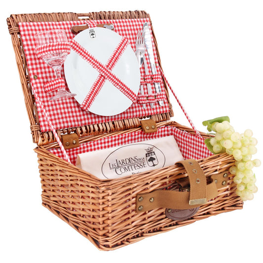 Picnic basket Solo red gingham - 1 person