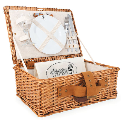 Picnic basket Solo linen - 1 person