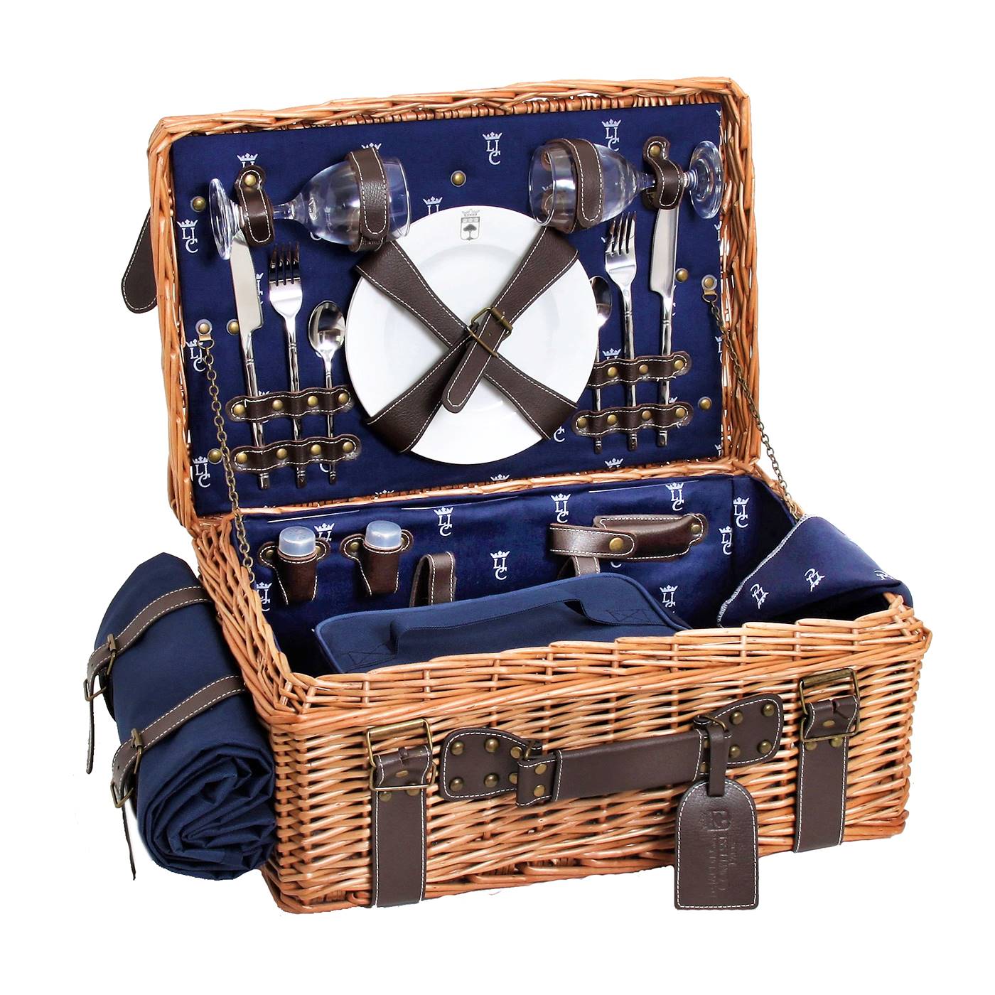 Prestige Picnic Hamper Champs-Elysées blue - 2 person