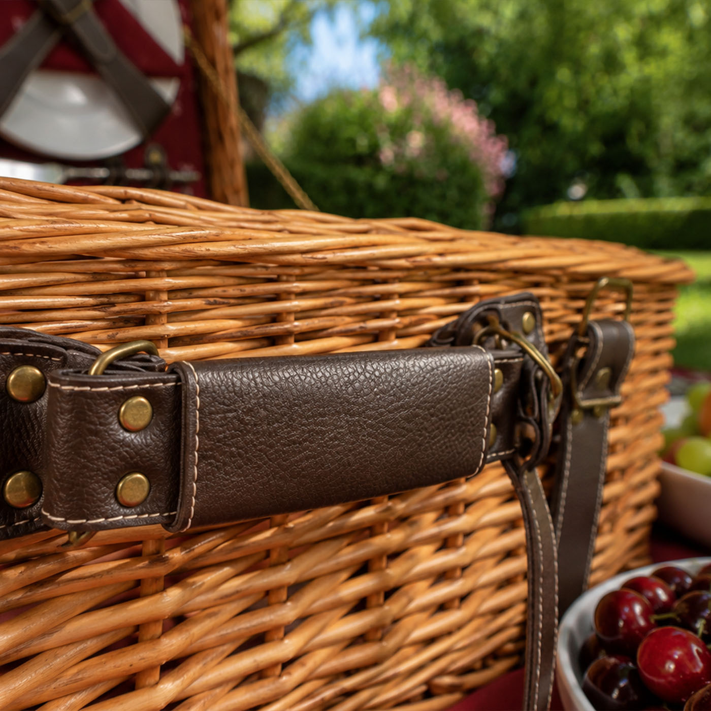 Prestige Picnic Hamper Champs-Elysées burgundy - 4 person
