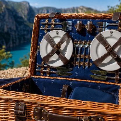 Prestige Picnic Hamper Champs-Elysées blue - 4 person