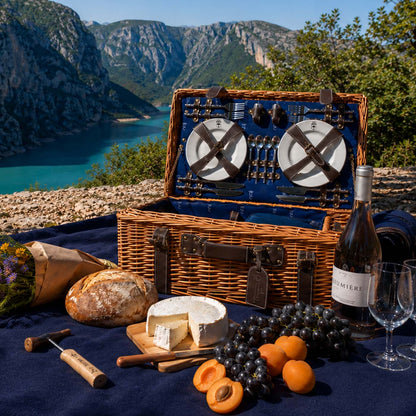 Prestige Picnic Hamper Champs-Elysées blue - 4 person