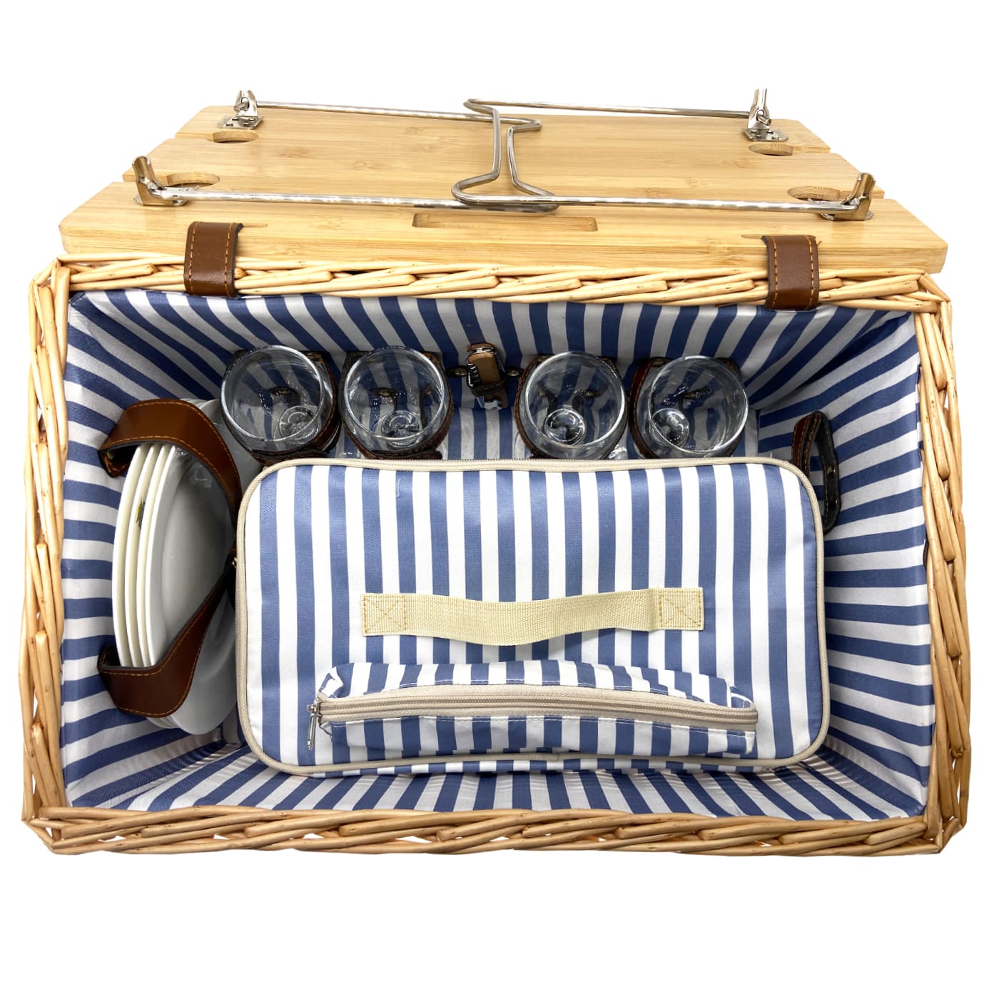 Picnic basket with table Saint-Malo - 4 person