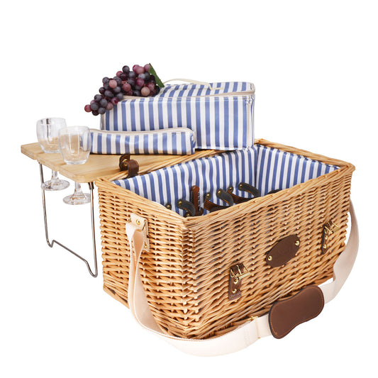 Picnic basket with table Saint-Malo - 4 person