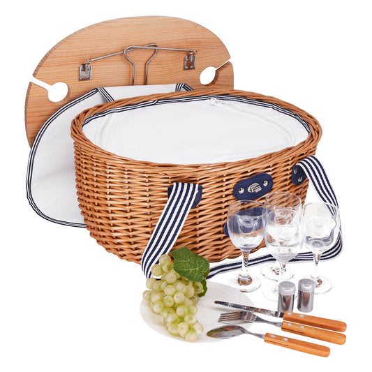 Wicker Picnic Basket Belle-Île - 4 persons