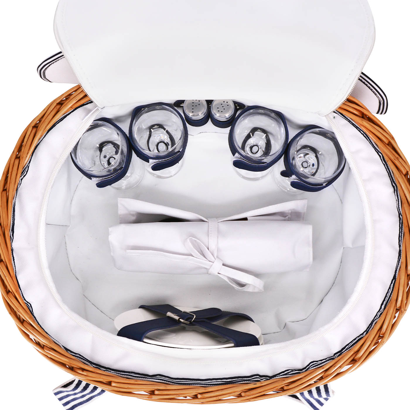 Wicker Picnic Basket Belle-Île - 4 persons
