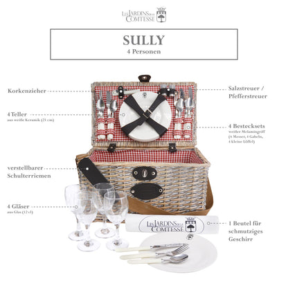 Picnic basket Sully - 4 person