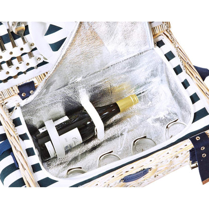 Picnic basket Marine - 4 person