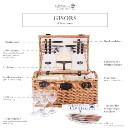 Picnic basket Gisors - 4 person