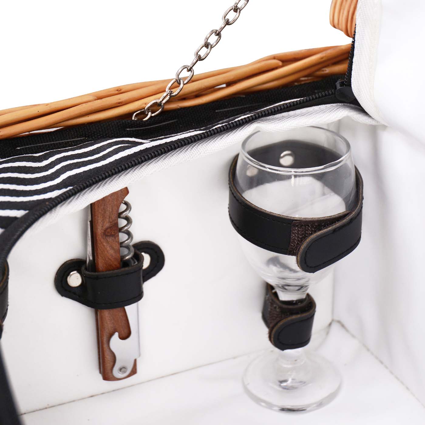 Wicker Picnic Basket Belleville - 4 persons