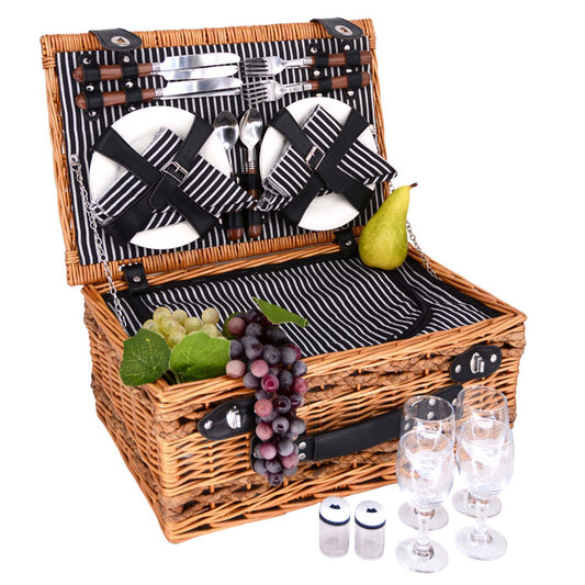 Wicker Picnic Basket Belleville - 4 persons
