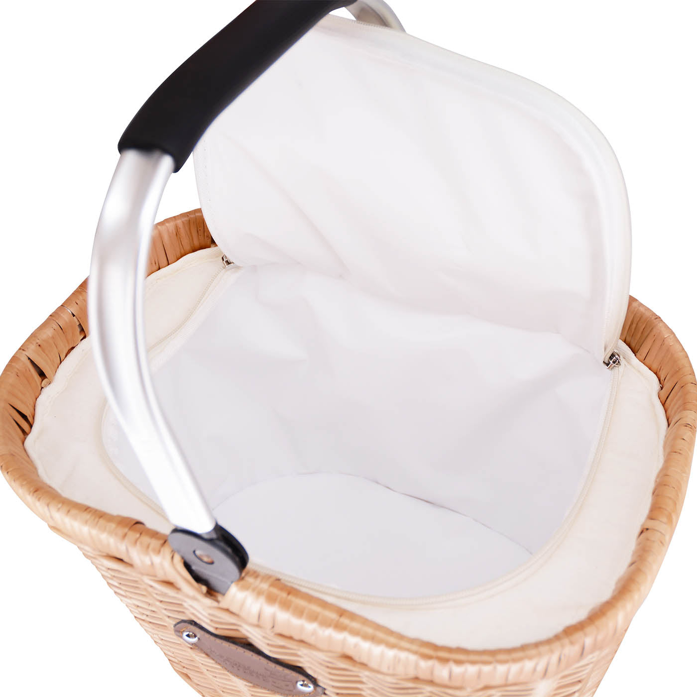 Small Insulated Picnic Basket Chantilly Linen - 18 L