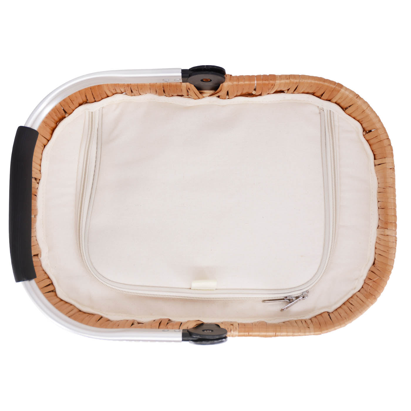 Small Insulated Picnic Basket Chantilly Linen - 18 L