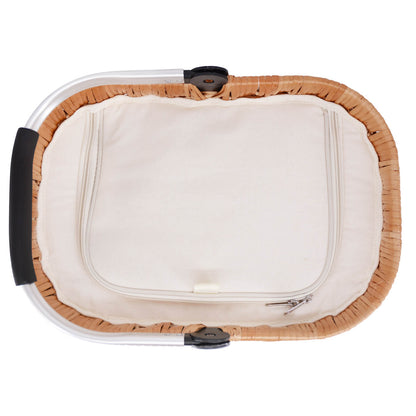 Small Insulated Picnic Basket Chantilly Linen - 18 L