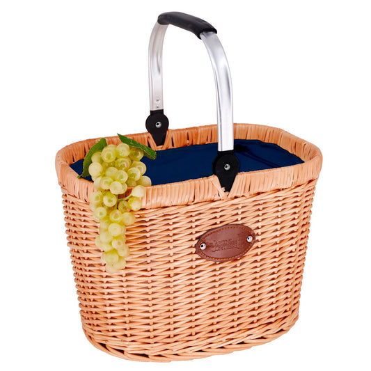 Small Insulated Picnic Basket Chantilly blue - 18 L