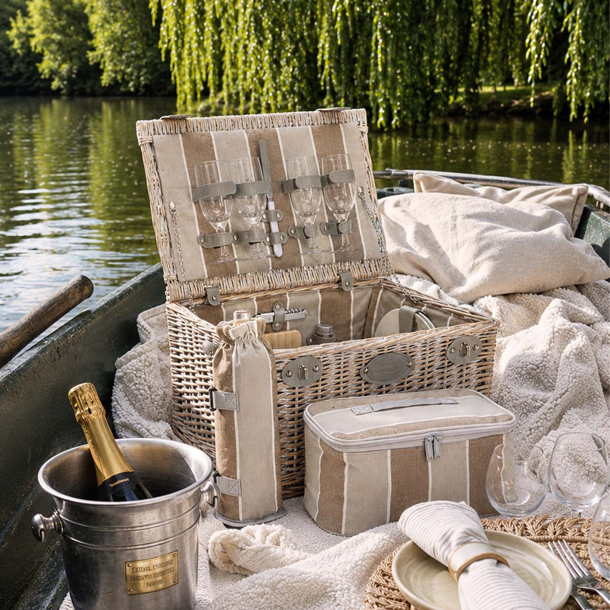 Picnic basket Polo Club - 4 person