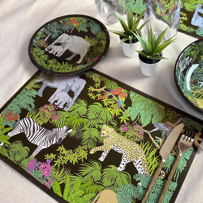 Placemat (45 x 30 cm) sets of 6 - Jungle theme