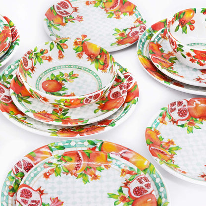 Melamine Soup Plate Pomegranate - Ø 20 cm