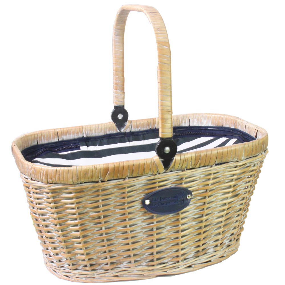 Insulated wicker basket Chantilly Marine
